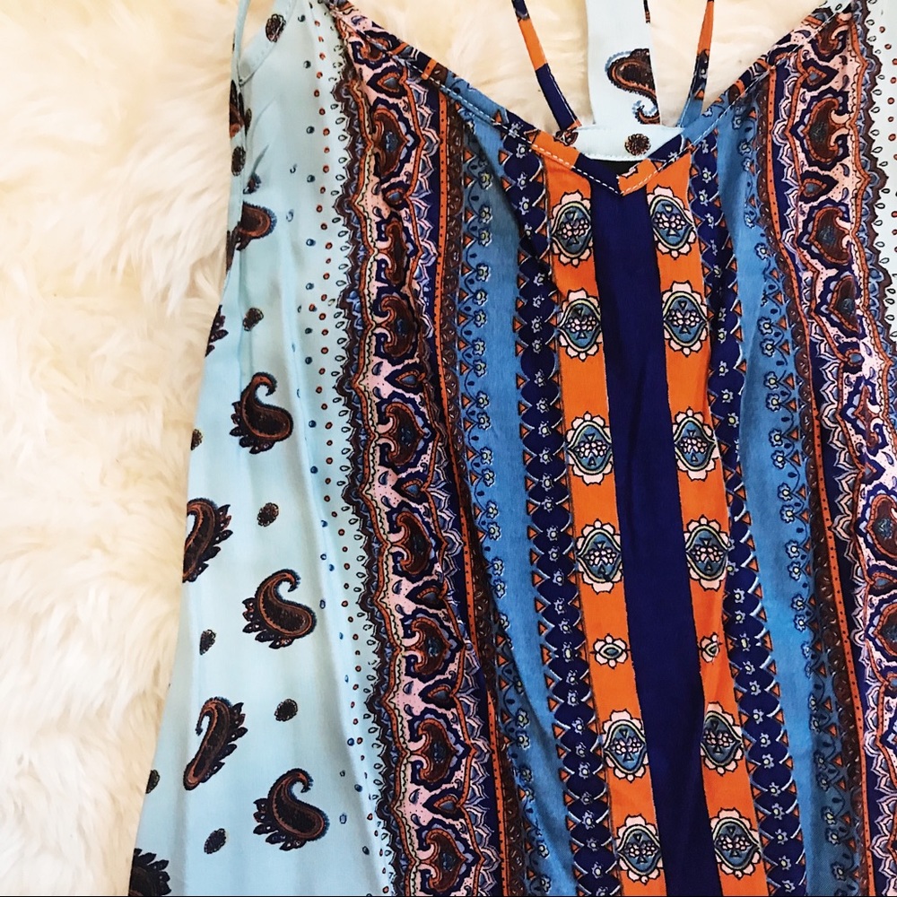 Angie Multicolor Patterned Shift Dress - image 2